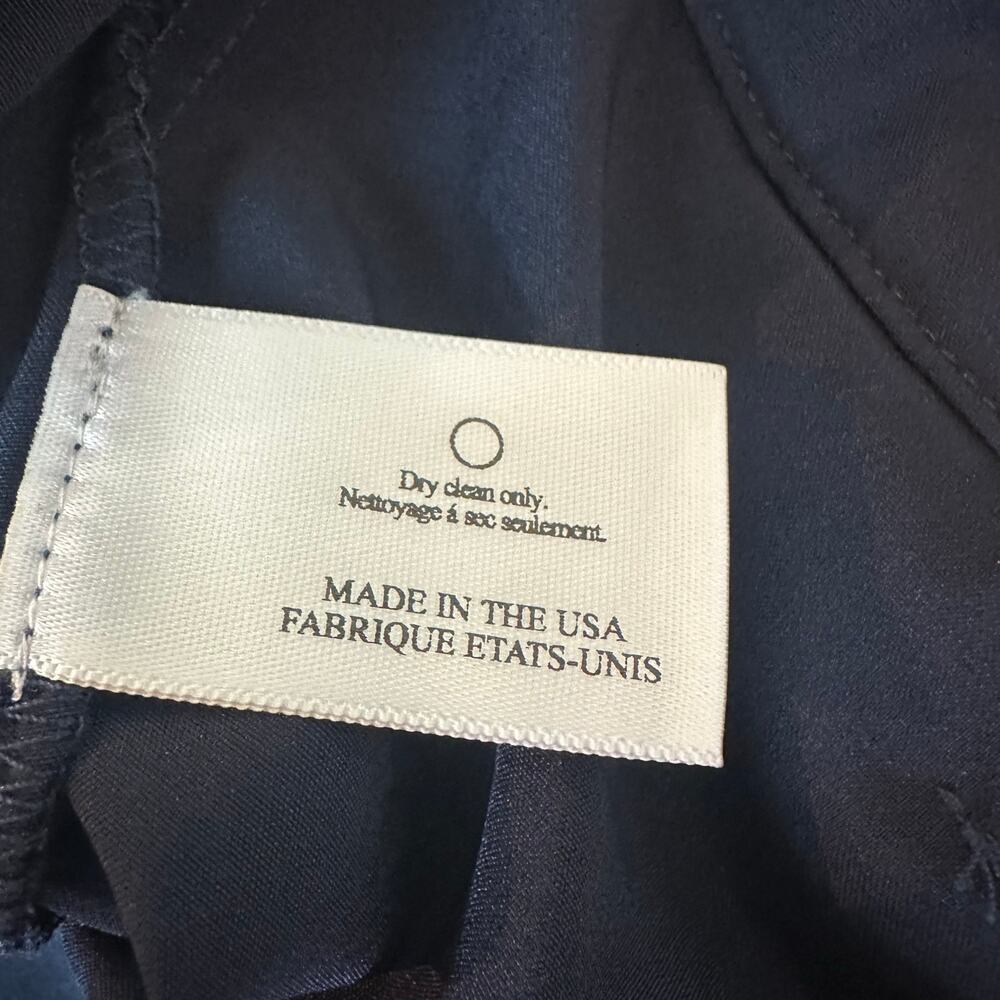 The Lady & the Sailor Navy Blue Wide Leg Lightweight Trousers sz 3=M/L NWOT - Picture 5 of 6